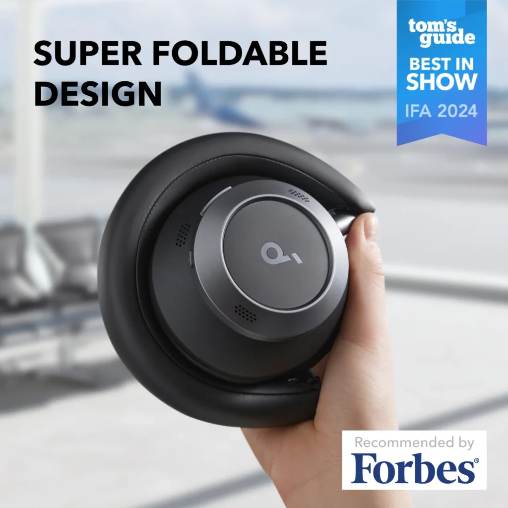 Space One Pro Foldable Over Ear Headphones
